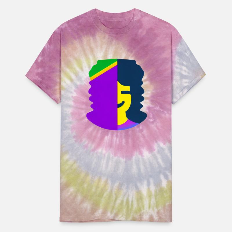 A person wearing a pride flag.