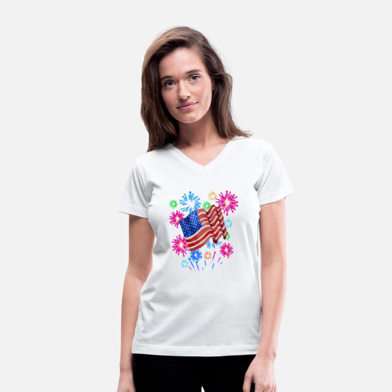 American Flag Fireworks