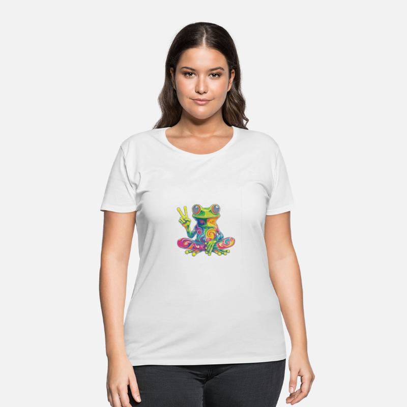 Boho Psychedelic Frog