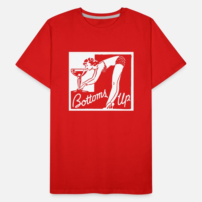 Bottoms Up Cocktail Lounge PinUp Vintage Matchbook