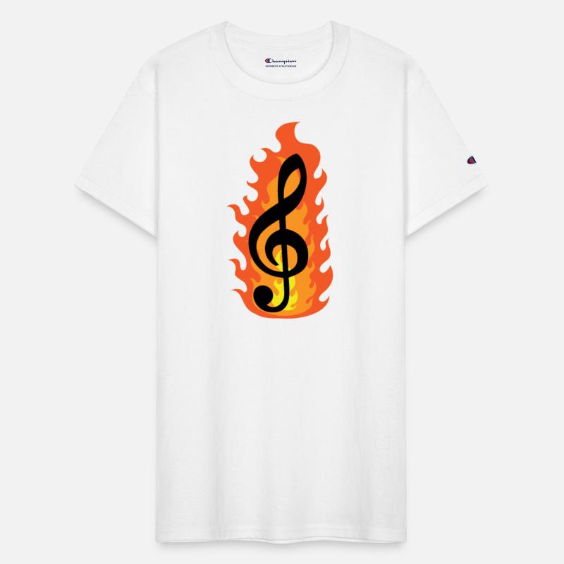 burning Clef Music Note
