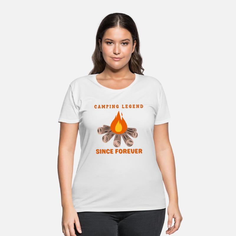 camping legend since forever shirt