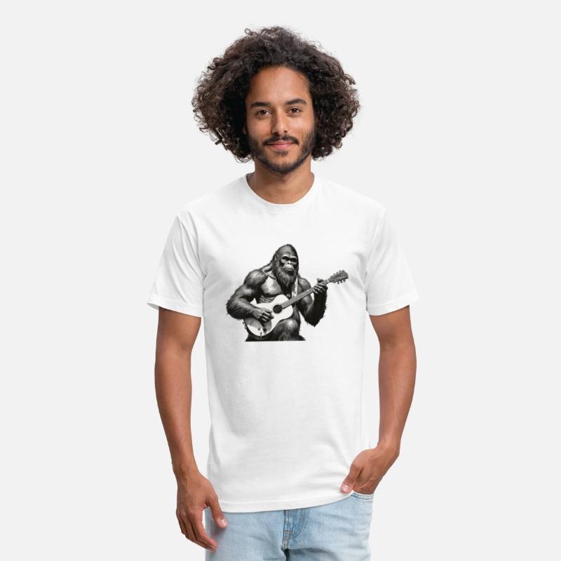 Country Bigfoot Play Acoustic Guitar Bluegrass