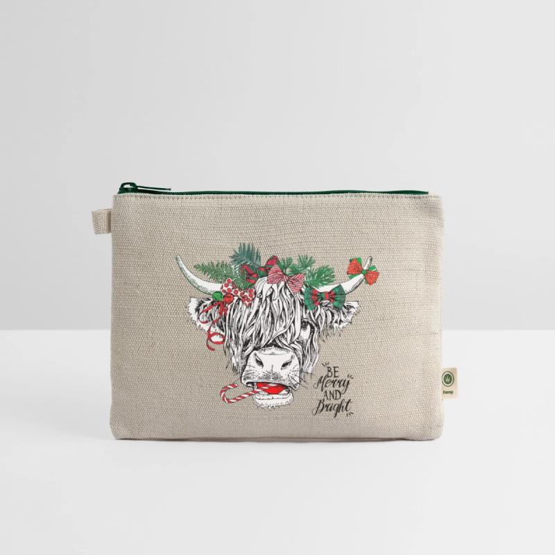 Cow Christmas Lights Funny Santa Hat Merry Christm