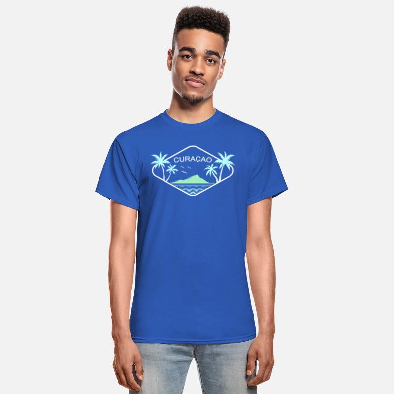 Curacao Tropical Island Palm Trees Beach Souvenir