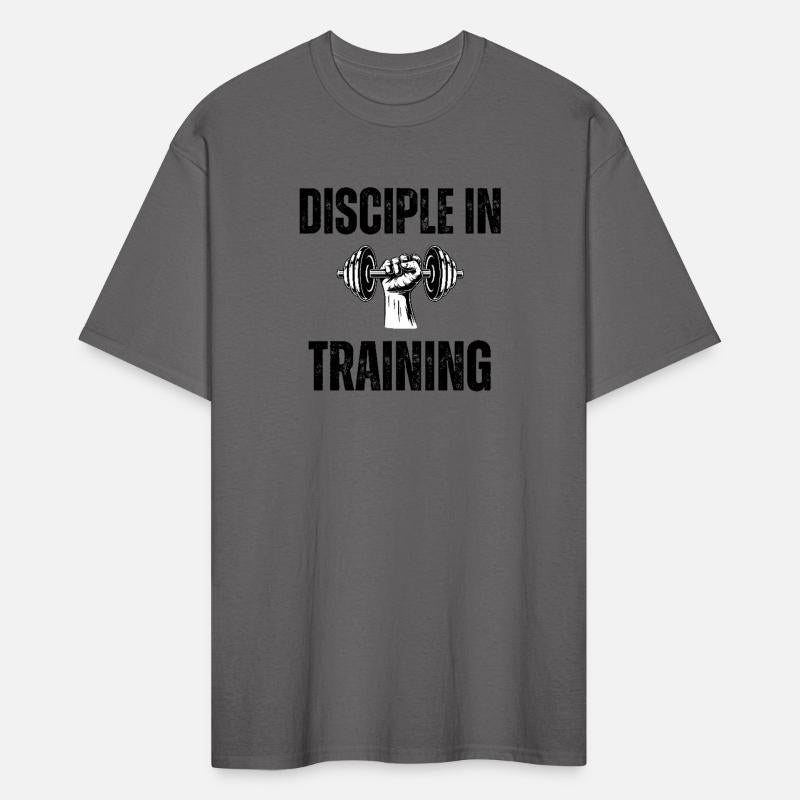 Disciple in training dumbbell Christian