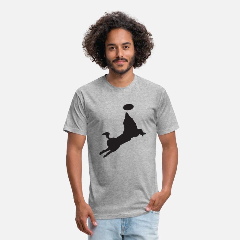 dog jumping after a frisbee