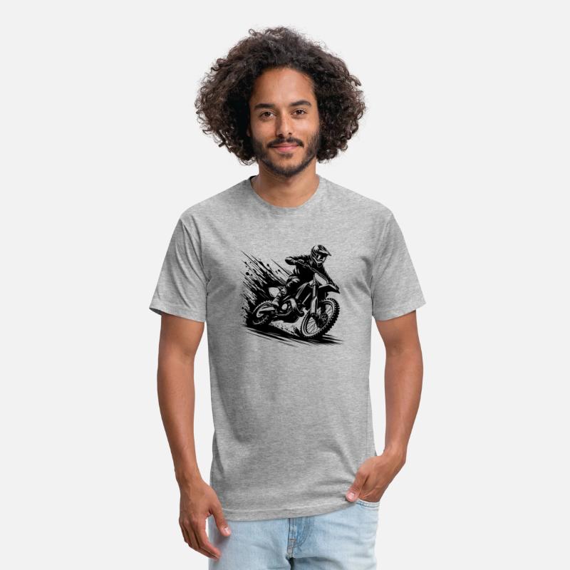 Enduro Off-road Rider Mud And Speed