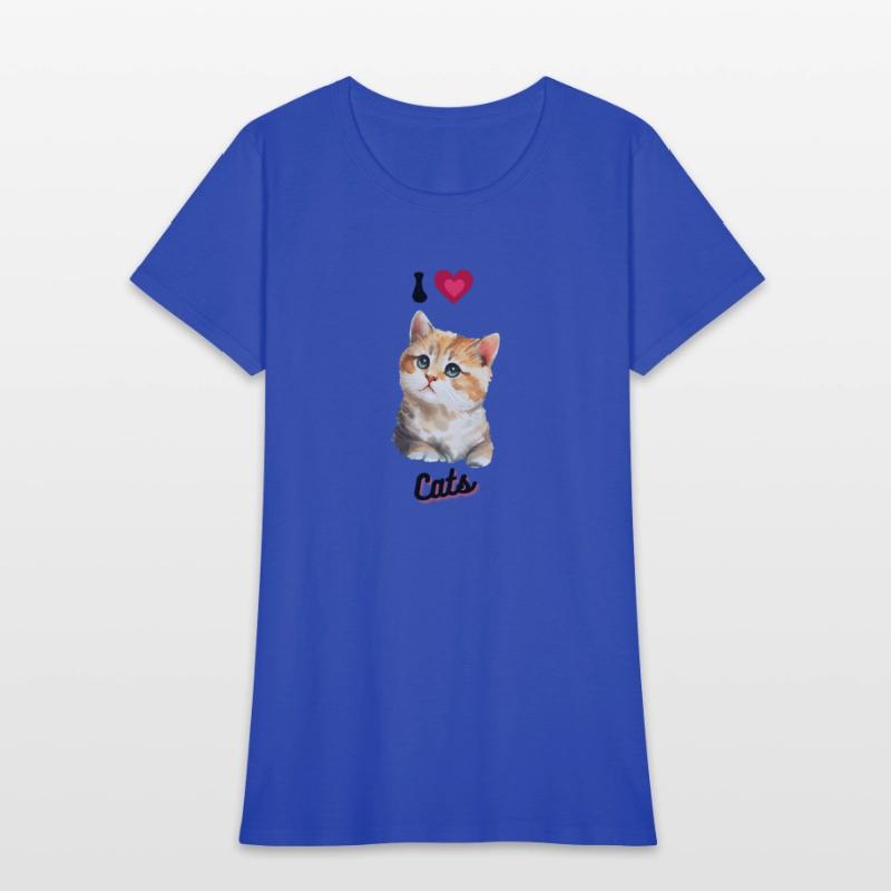 I love Cats design, cool cute gift idea for girls