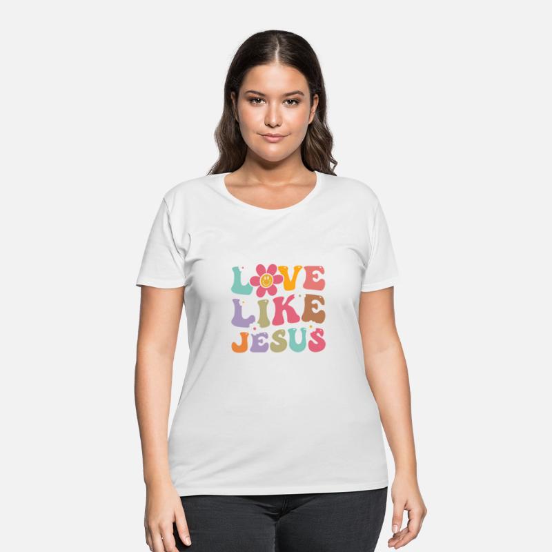 Love Like Jesus Religious God Christian Words On