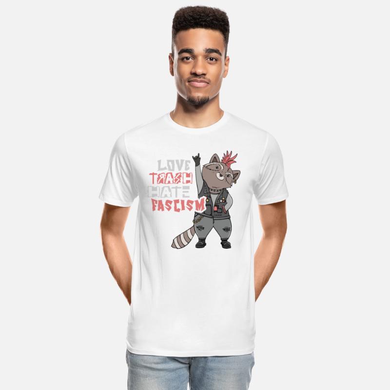 Love Trash Hate Facism Anti Facism Activist