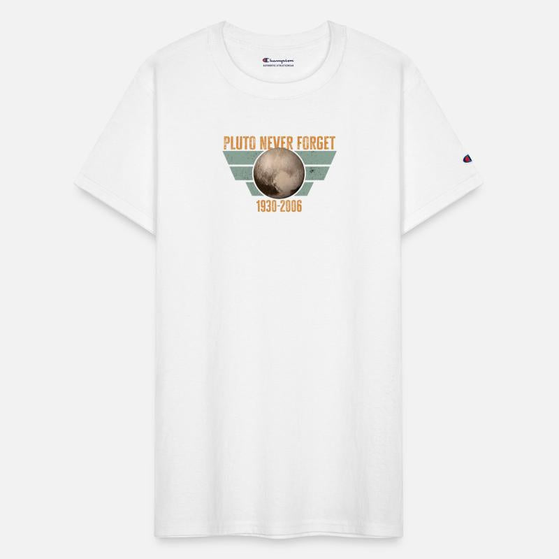 Never Forget Pluto Design Retro Style Funny Space