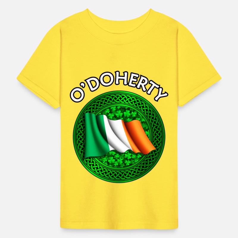 O'Doherty Shamrock & Irish Flag