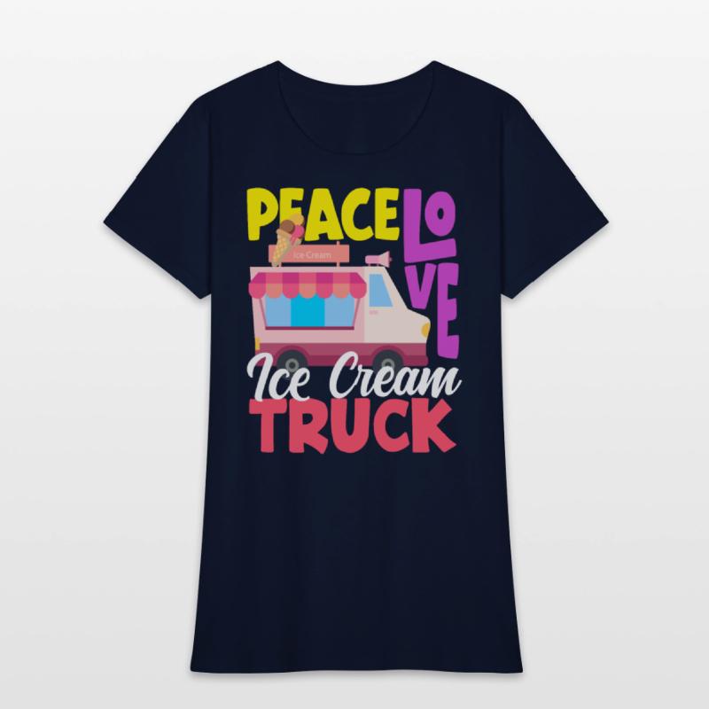 Peace Love Ice Cream Truck Lover