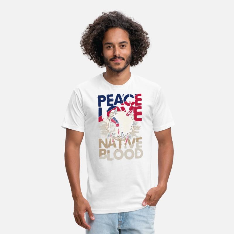 Peace Love Native Blood for a Native American