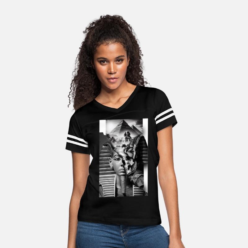 Pharaoh Skull Fusion – Ancient Power Tee Design