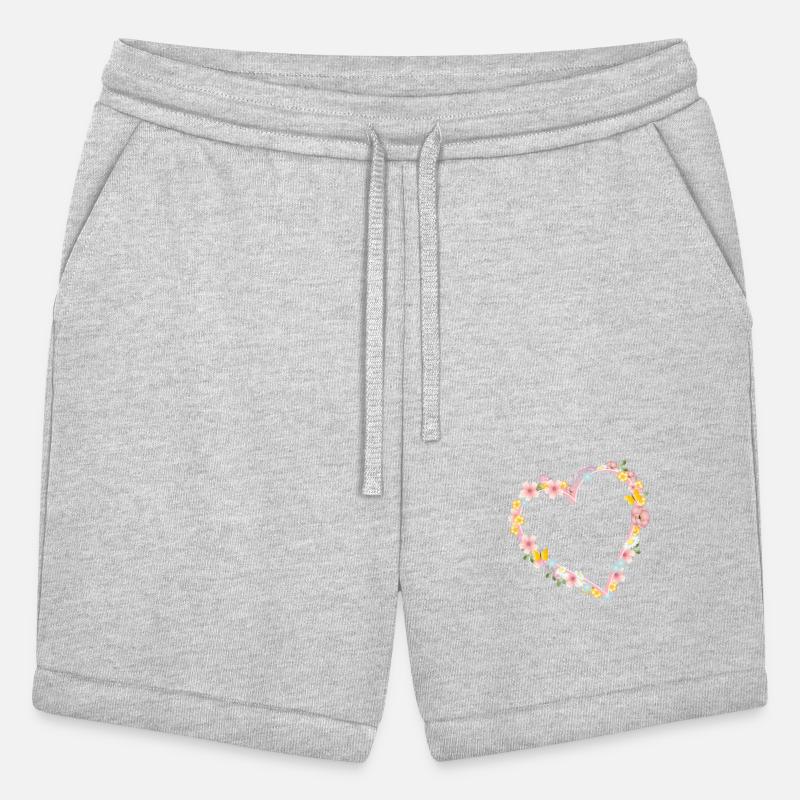 pink heart frame decorated with abundant flowers