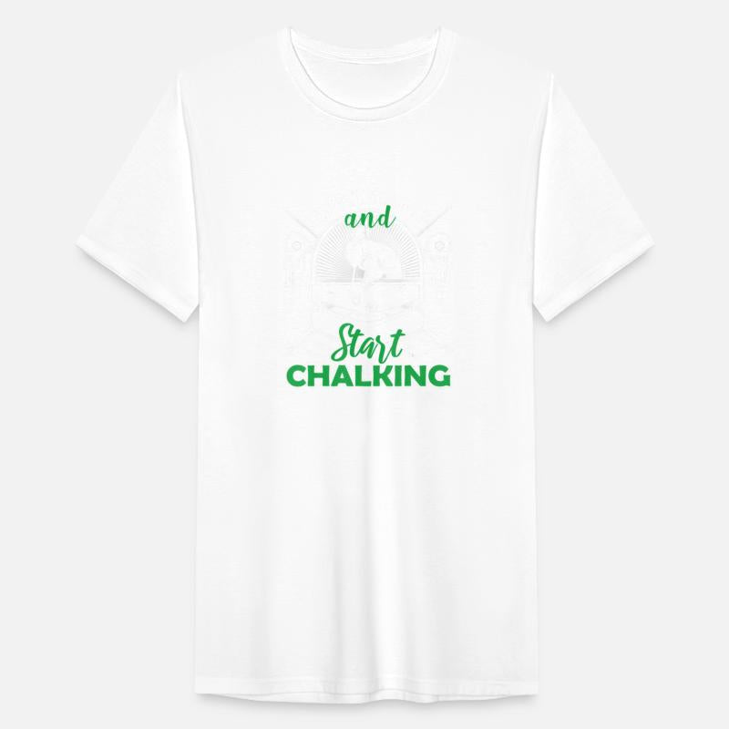 Pool Billiard Quit Talking And Start Chalking