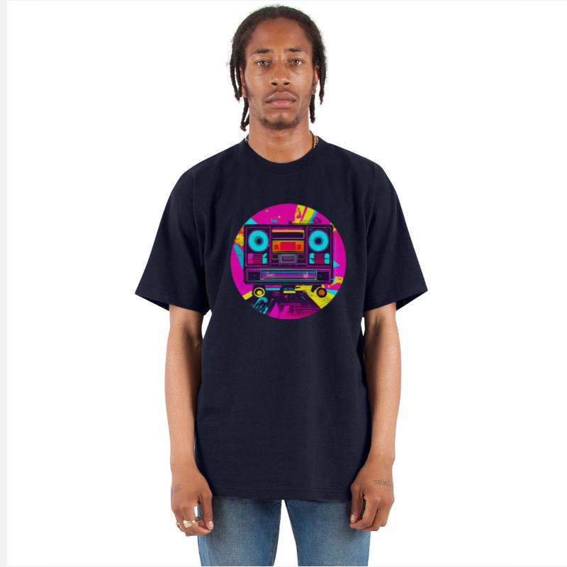 retro neon style vintage party