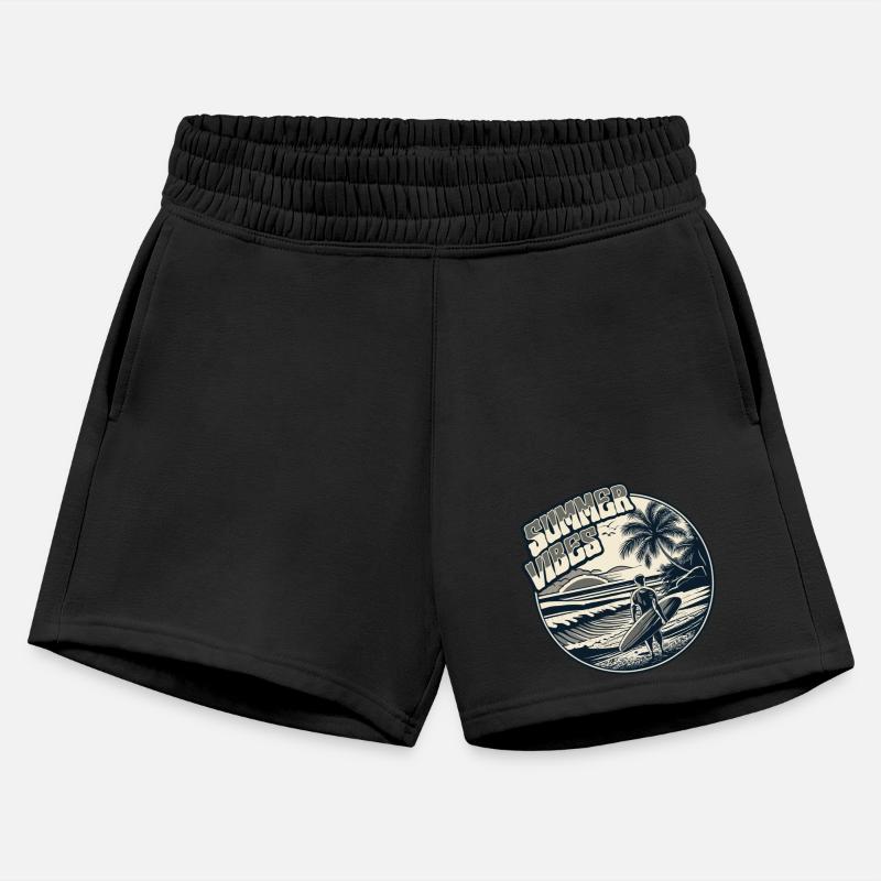 Retro Surfer Summer Palms Beach Sun Vacation