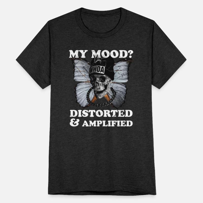 Skull Cap Butterfly Mood T-Shirt