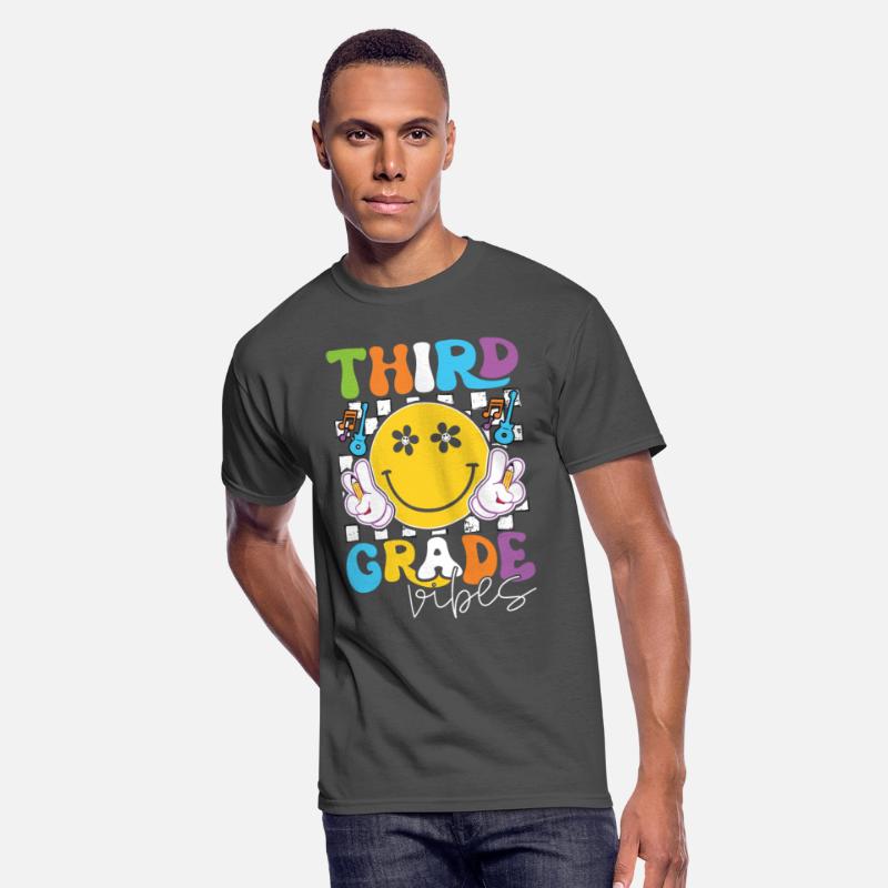 Third Grade Vibes Back To School Teacher T shirt