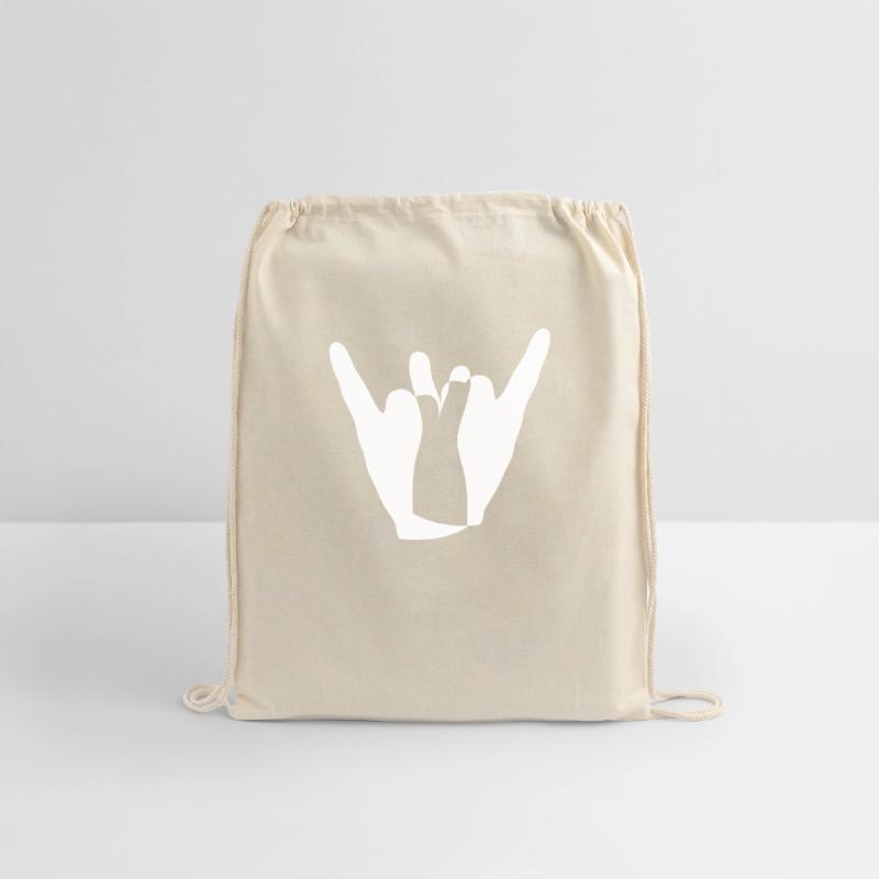 Two heavy metal hard rock horn finger hand gesture