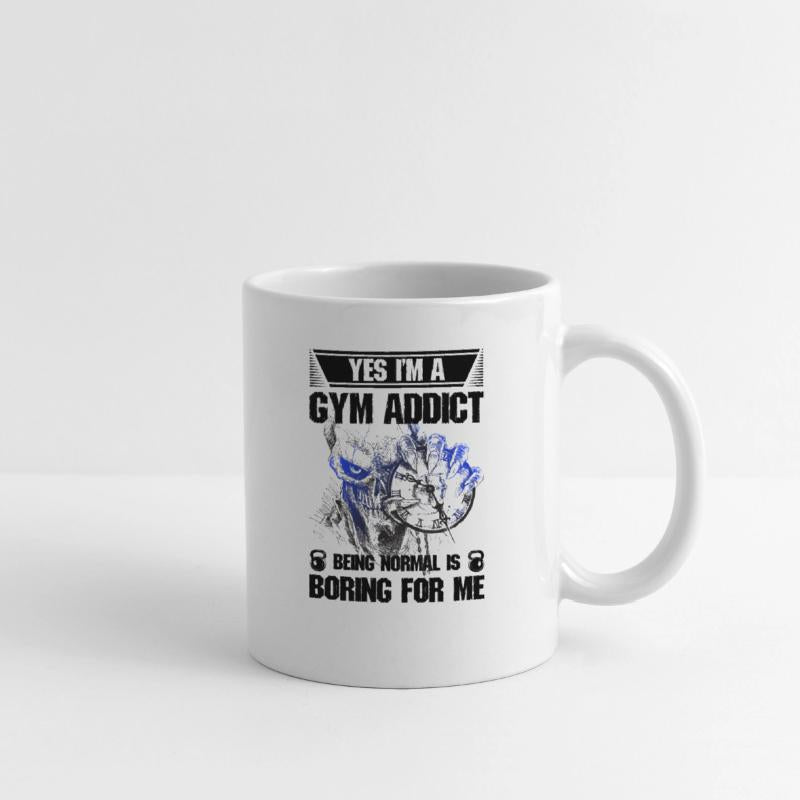 yes i'm a gym addict being normal is boring for me