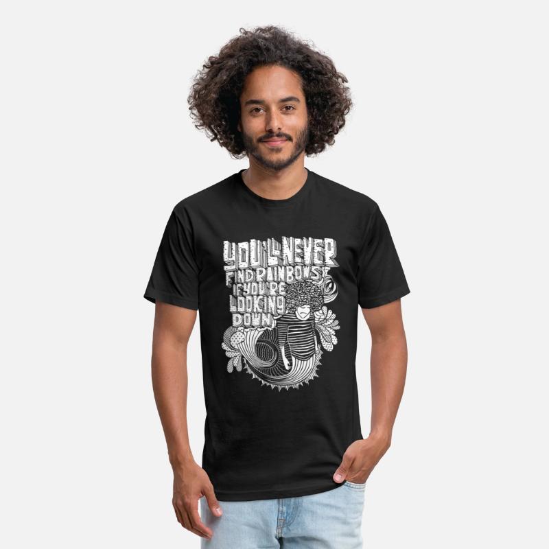 You'll never find rainbows if you're looking down