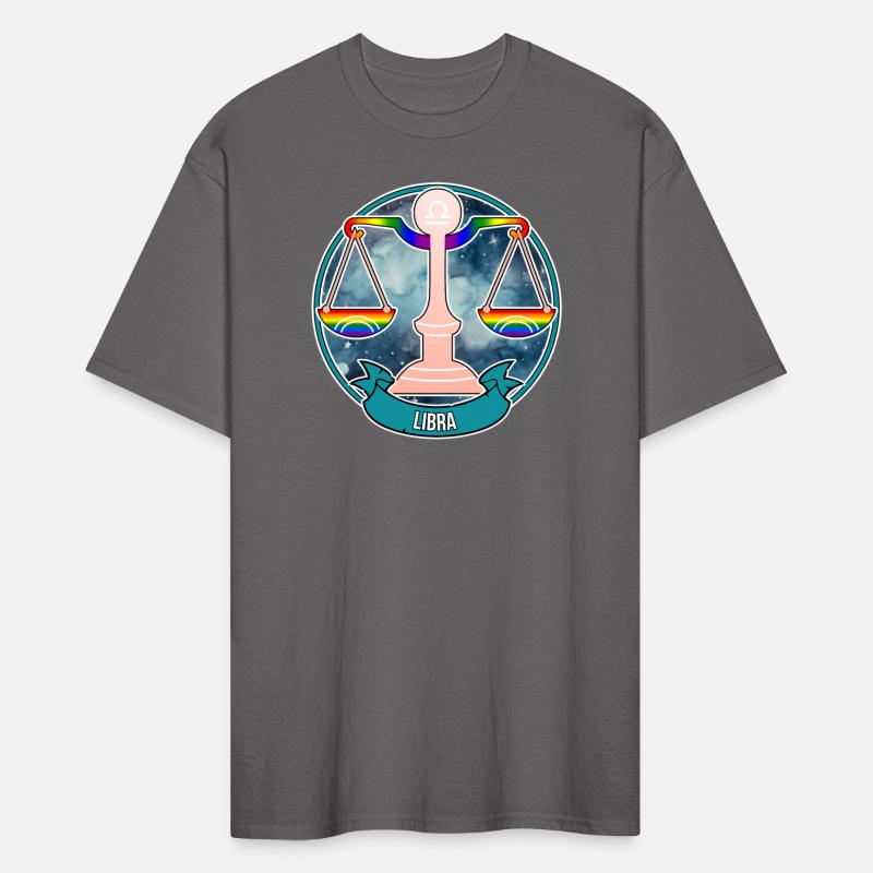 Zodiac Sign, Libra in Rainbow Flag Colors