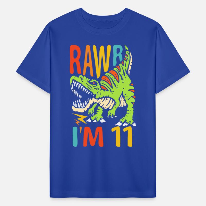 11th Birthday Dinosaur T Rex I'm 11 For Boys