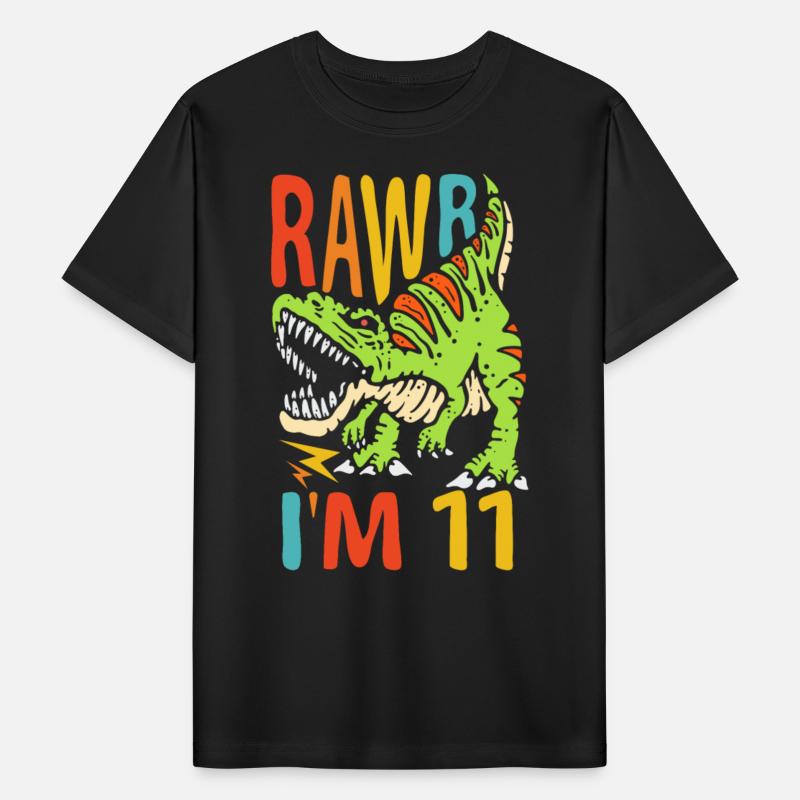 11th Birthday Dinosaur T Rex I'm 11 For Boys