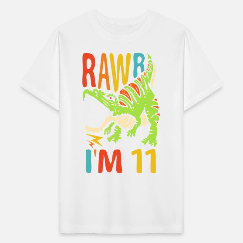11th Birthday Dinosaur T Rex I'm 11 For Boys