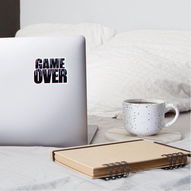 3D Effect Game Over Funny Graffiti Drop Design Coo