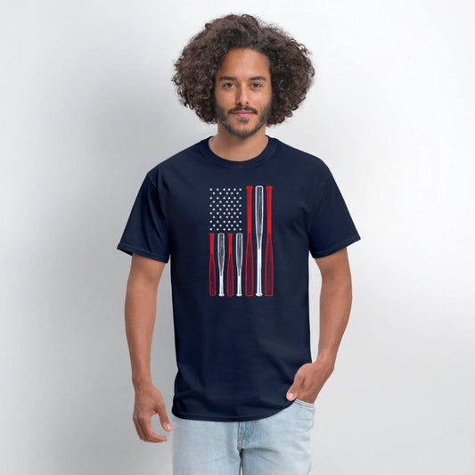 4th July Baseball Distressed USA Flag Patriotic Ts