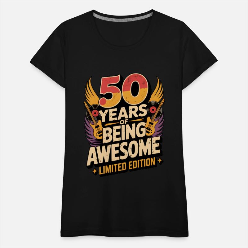 50 Years of Being Awesome Rock fans Birthday Gift