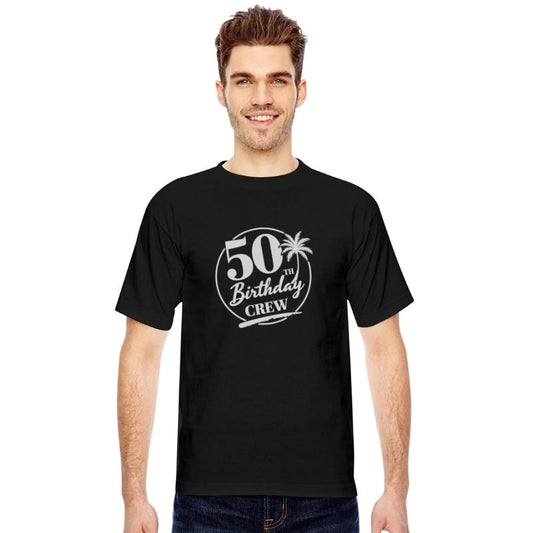 50th Birthday Crew Funny Birthday Shirt