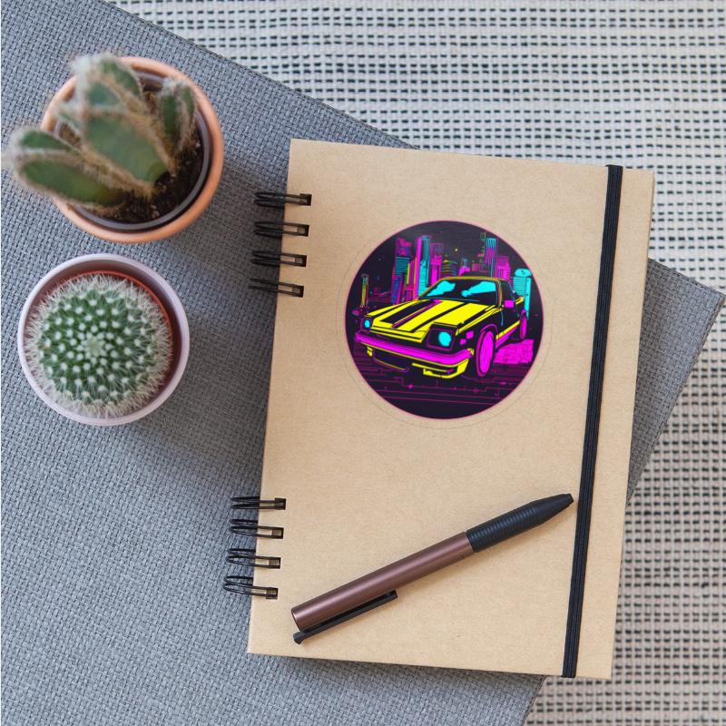 80s retro vintage car