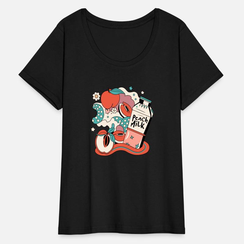 90s Japanese Aesthetic Peach Milk