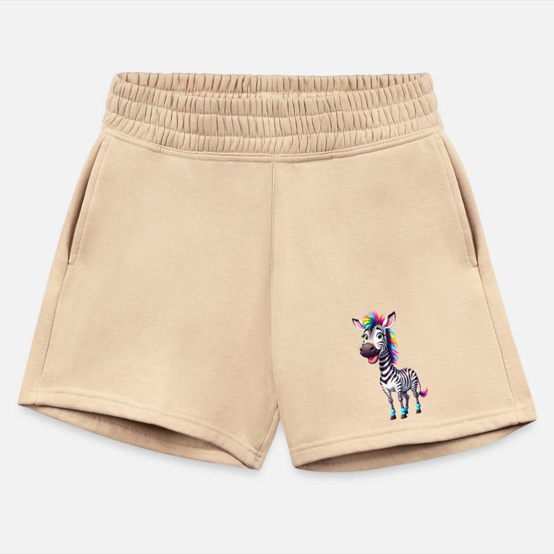 A Cartoonish Zebra in a Playful Pose