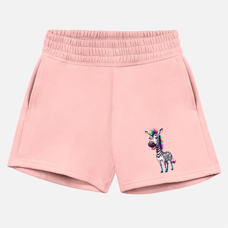 A Cartoonish Zebra in a Playful Pose