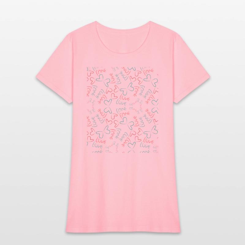 A heart pattern that symbolizes love and romance.