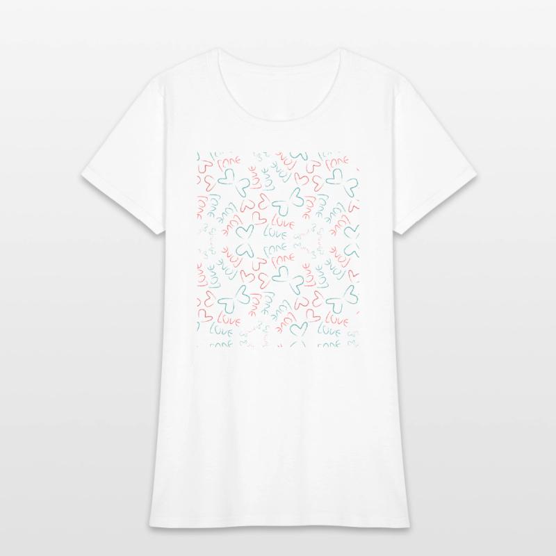 A heart pattern that symbolizes love and romance.