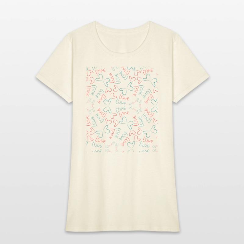 A heart pattern that symbolizes love and romance.