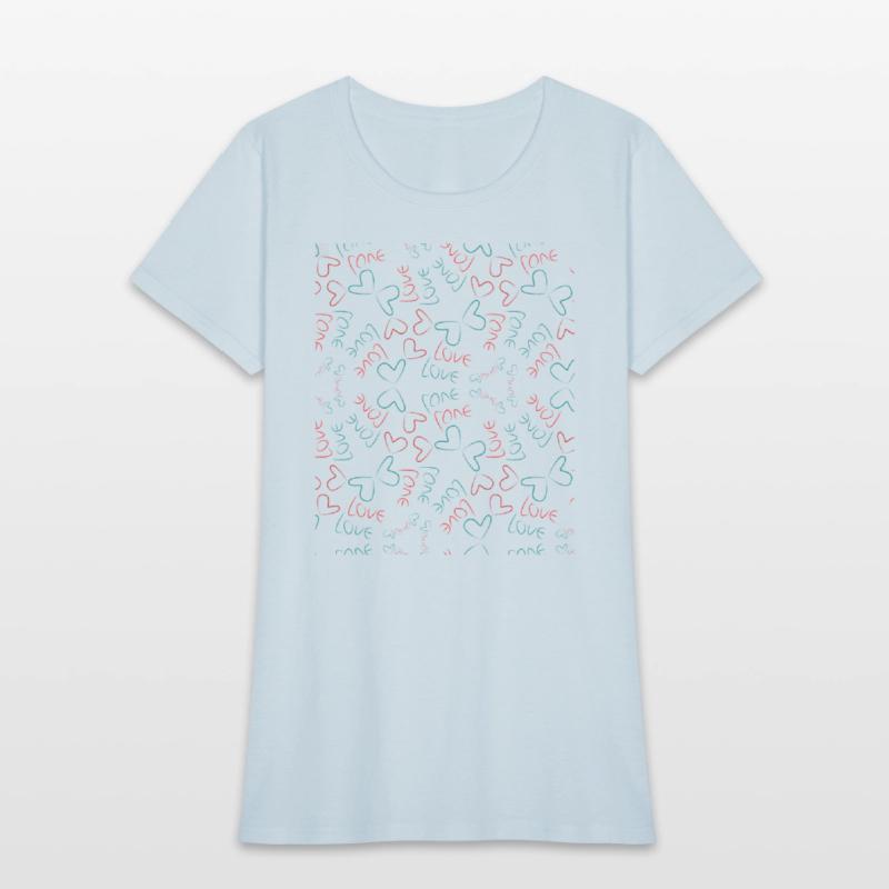 A heart pattern that symbolizes love and romance.