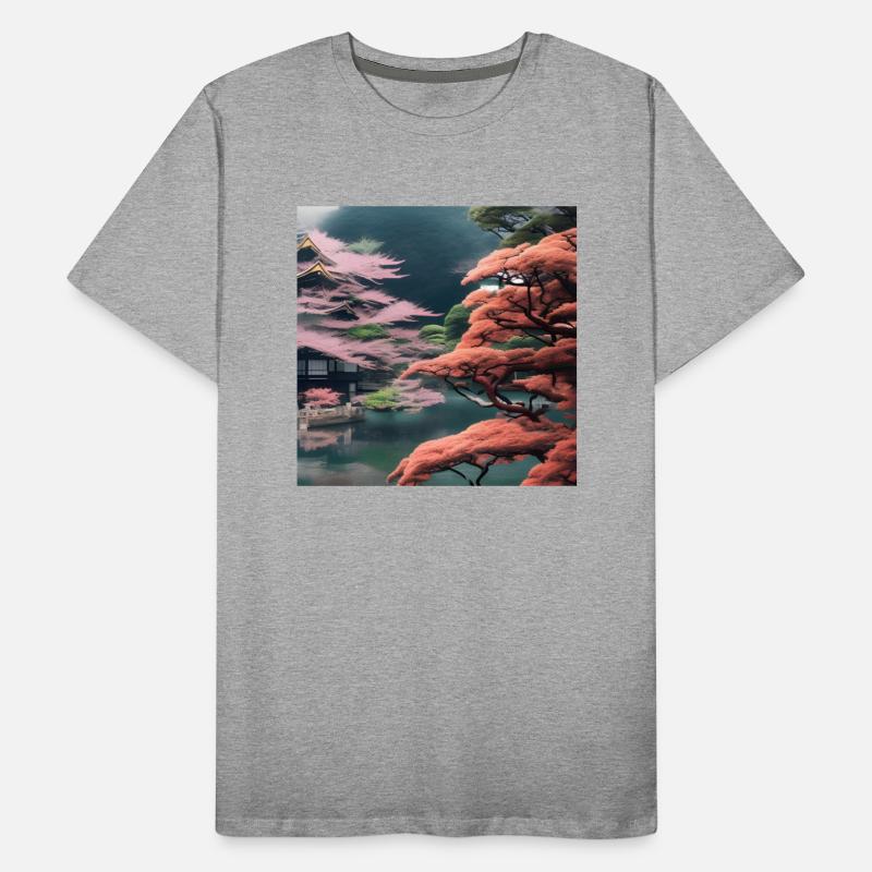 A natural Japanese garden