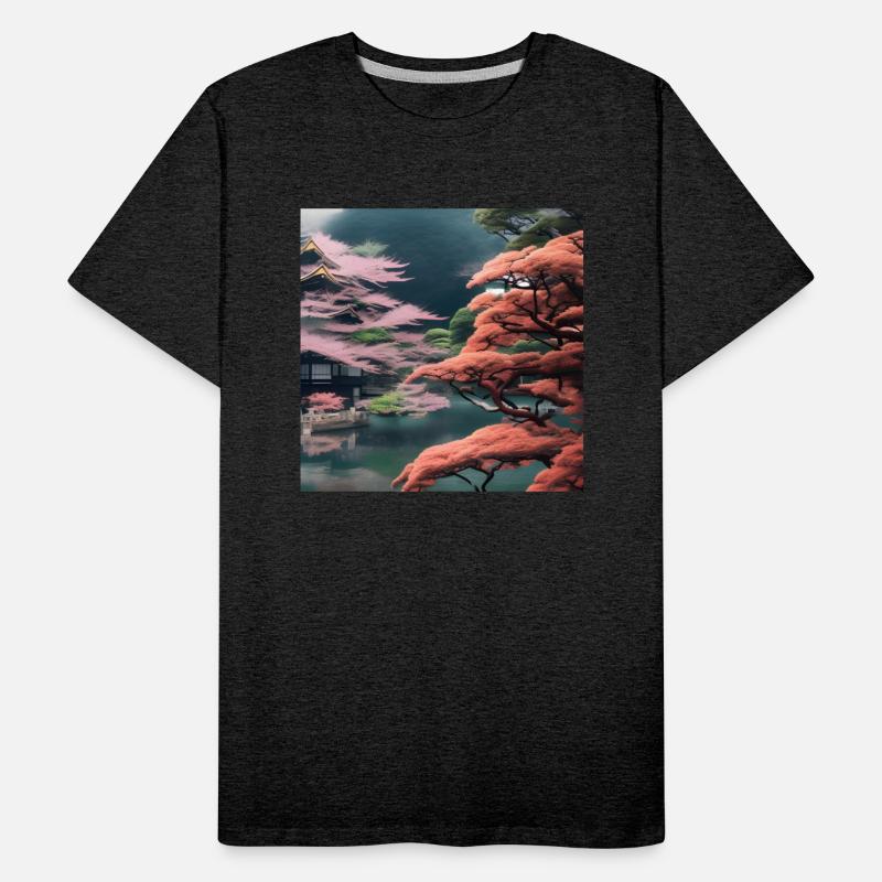 A natural Japanese garden