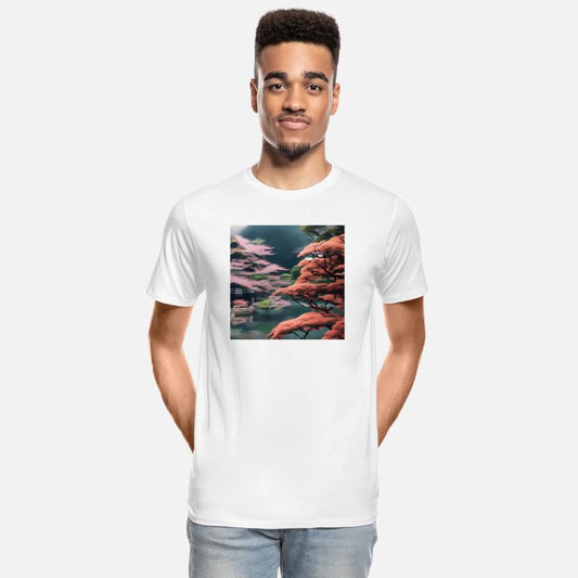 A natural Japanese garden