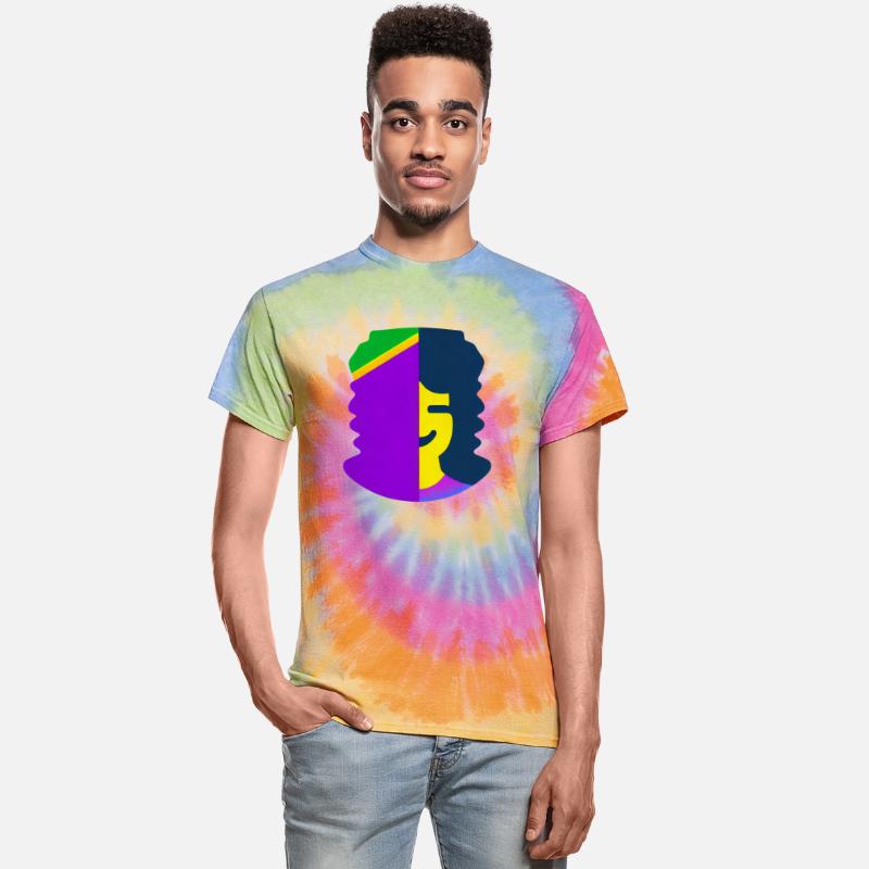 A person wearing a pride flag.