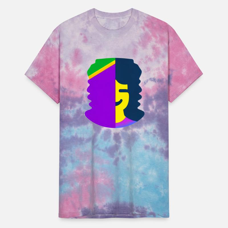 A person wearing a pride flag.